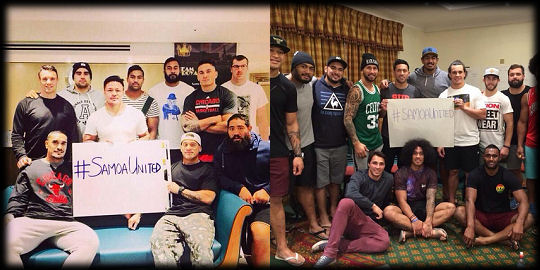 #SamoaUnited All Blacks Wallabies